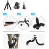 Cameras Action Camera Accessories Kit for GoPro Hero11 10 9 8 Selfie Stick for Insta360 for OSMO Action for Yi Case Motorcycle Backpack