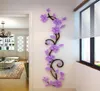 DIY 3D Modern vacker akrylkristallvägg klistermärken vardagsrum sovrum TV bakgrund hemklistermärken på vägg4890757