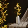 Kwiaty dekoracyjne sztuczne wiśniowe brzoskwiniowe kwiat domowy przyjęcie weselne kwiatowy wystrój fałszywy plastikowy model jesienny symulacja wewnętrzna