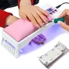 2024 travesseiro de mão secador de unha UV/luz LED Digital Display Timer dobrável Timer rápido Manicure Lâmpada de fototerapia Ferramentas de unhas para travesseiro manual