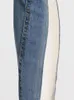 Jeans pour femmes en spirale Spiral Splicced for Women Niche Design Slim Slit Longueur Pantalon denim Summer 2024 Tide Streetwe Trafer xx115