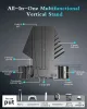 Stands PS5垂直充電スタンド2コントローラー充電ステーション2ヘッドセットホルダーPlayStation 5 Disc Digital Editionの12ゲームスロット