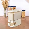 Storage Bottles Grain Container Box Sealed Moistureproof Rice Bucket Large Dry Food For Soybean Flour