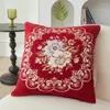 Pillow Nordic Autumn And Winter Snow Neil Living Room Sofa Decor Cover Home Bedroom Bedside Soft Pack Embroidered