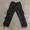 Pantalons de cargaison de poche hommes femmes joggeurs de qualité pantalon pantalon de survêtement hip hop