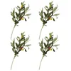 Kwiaty dekoracyjne sztuczne gałęzie oliwek łodygi aranżacje kwiatowe dekoracje plastikowe fałszywe rośliny drzew