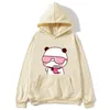 Sampesan las sudaderas con capucha de mujer Bubu está viendo películas con dudu sallad stall stdades caricatura kawaii estampado julio harajuku hombres mujeres ropa