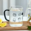 Wijnglazen ins -stijl Cartoon Milk koffie Coffee Coffee Coffee Sap Tea Breakfast Cups Leuke cadeaus drinken