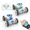 S-012 RC Stunt Car Remote Control Watch Gesture Sensor Electric Toy RC Drift Car 2.4GHz 4WD Rotation S012 kids Christmas gifts 240412