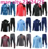 2023 2024 2025 Manchesters City Haaland Soccer Jerseys Tracksuit Men Kids 23/24 Man City Long Sleeve Man Training Suit Sportswear Football Survatment Foot Chandal