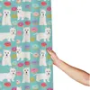 Duschvorhänge Westie Donuts Terrier Vorhang für Badehörner Personalisiertes lustiges Bad Set mit Iron Hooks Home Decor Geschenk 60x72in