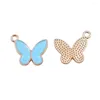 Charms 10pcs/lot Butterfly For Jewelry Making Couple Pendants