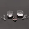 Decorative Plates Acrylic Transparent Ring Display Stand DIY Handmade Wedding Storage Counter Decoration Accessories