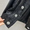 2024 Kvinnokläder Diamond Button Jacket Spring Summer New 413