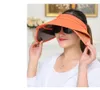Новая мода Женщины УФ -защита Клипа Широко -крапивница солнце