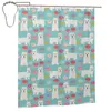 Shower Curtains Westie Donuts Terriers Curtain For Bathroon Personalized Funny Bath Set With Iron Hooks Home Decor Gift 60x72in