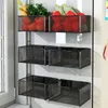 Küche Aufbewahrung Home Kühlschrank Regal Seite Magnetartefakt Hängende Korbbox Lieferungen Haushaltszusammenfassung Halter