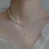 Butterflies zircons pearls necklaces fashionable versatile collarbone chains small number of designs luxury high-end necklaces female fashion