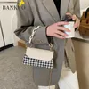 Bag BANKUO Casual PU Messenger Bags Women Fashion Travel Shoulder Bargain Pouch Female Solid Color Simple Crossbody Handbags C274