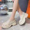 Casual Shoes Fashion Slaser Luxury Designer Marke Atmungsfreier Slip auf vulkanisierten Keilen Leichte Frauen -Sneaker für Frauen im Freien