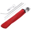 Geschirrsets Castlery Löffel Set TableWare Kit Edelstahlgabeln Steak Steak Langlebiges Western Messer