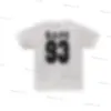 93 Grafik Tee Bapestar Man T Shirt Tasarımcı Gömlek Marka Tshirts Hoodrich Bebek Tasarımcı Tshirt Karikatür Mock Boyun Gelin Sweatshirt Kadın Lüks Tshirt