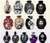 The Nightmare Before Christmas Hoodie 3D Print Sweatshirts Hoodies Cosplay Sally Jack Skellington Santa Zipper Jacketrock MX200818882143