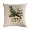 Kussenvogels dekken prachtige ngel vleugels thuis bankje decor linnen katoenen taille ondersteuning wortel case 45x45 cm zy309