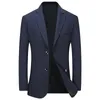 Men's Suits Man Solid Formal Wear Business Casual Coats Thin Blazers Jackets Spring Fashion Male Clothing 4X