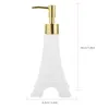 Liquid Soap Dispenser Iron Tower Travel Shampoo Bottles With Pump Manual Bathroom Empty Container