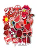 50pcslot Red Girl Red Auto Sticker Suitcase Suitcase Case Laptop Sticker Graffiti Adesivo PVC Impossibile