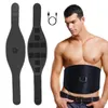 Electric EMS Abdominal Trainer Abs Toning Belt Muscle Stimulator Toner Body Shaping Loss Weight Home Gym Fitness Equiment Unisex 240424