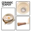 Dinnerware Sets Ceramic Side Handle Jug Home Teapot Chinese Traditional Teaware 360 Degree Rotation Office Kettle Turkish