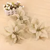 Decorative Flowers 6PCS Realistic Artificial Decoration Ornaments For Home House Mall Party Christmas Tree Wreaths Rattan