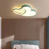 Ceiling Lights Net Red Simple Modern Heart-shaped Girls' Bedroom Warm And Romantic Marriage Room Children's Lamp