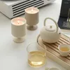 Kandelaars Simple Cup Home Holder Desktop Decoratie Keramische koffie -uiluatiecontainer