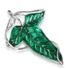 LOTR de alta qualidade Arwen039s EvenStar elfo princesa Broches Legolas Greenleaf Elven Green Leaf Broche Fashion Cosplay Jóias GI1212309