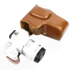 Akcesoria Nowa skórzana torba z kamery dla kanonu EOS 200D 200DII 250D KISS x9 x10 Rebel SL2 SL3 1855 mm to torba aparatowa