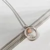 Colliers de pendentif Fashion Simple Round Transparent Glass Sun Moon Star Collier Luxury Bijoux Accessoires Gift Femme pour femmes