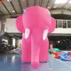 10m long (33ft) with blower Outdoor Activities 2024 new inflatable elephant cartoon pink color inflatable elephant model for event decoration advertising
