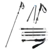 Poles Ultralight justerbar vikning 7075 Aluminiumlegering Walking Sticks Trekking Poles AlpenStock för turismbergningsverktyg