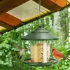 Autres fournitures d'oiseaux Faisseur de gazébo de mangeoires sauvages 620 ml de grande capacité épreuve météo suspendue pour la décoration de jardin de jardin extérieur