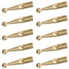 Regenschirme 10 PCs Regenschirmzubehör Metallknochenabdeckungen Teile falten Ersatz Schwanzperlen