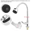 Torneiras de cozinha de 360 graus de água Tap G1/2in Universal Bendable Home Single Cold Sink Torneira