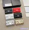 Женская мини -фанни -пакет дизайнерский кошелек овчарная кошелька алмаз золотой оборудование для роскошной сумочки