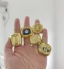 2019 Wholesale 5pcs 1976 1978 1979 1986 1993 Montréal Cup Honkey Ship Ring Set Men Fan Souvenir Gift6899125