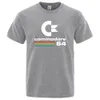 T-shirts en vrac Summer Commodore 64 imprimement T-shirt C64 Sid Amiga Retro Cool Design Street Street à manches courtes Top Cotton Vêtements 240412