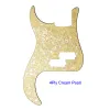 Cables Guitar Parts Quality Electric Guitar Pickguard For Left Handed USA / Mexico Fd Standard P Bass Guitar Pickguard Scratch Plate