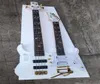 Double Neck White 4 6 String Bass Guitar Electric Custom Offer8088423