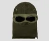 Goggle Balaclava Extra Fine Merino Wool Beanie Knit Hat Men Cap Outdoor Windbreak Hood Retains Heat Skull Caps Black Army Green7421856
